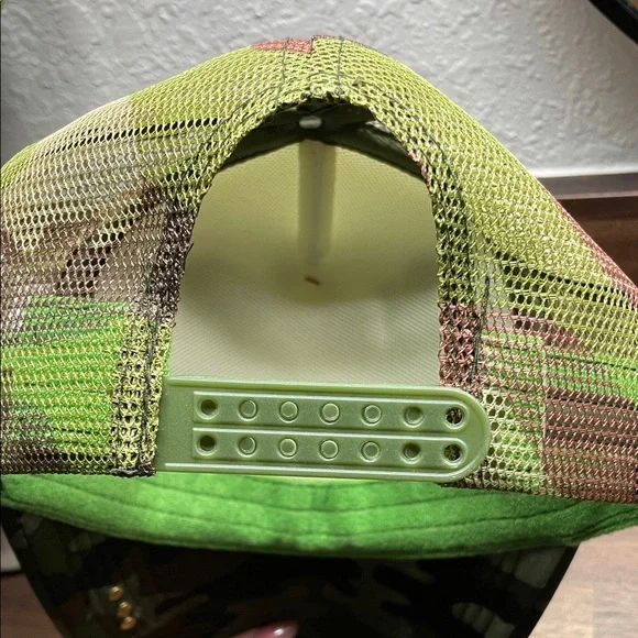 Camouflage and Pink Embellished Trucker Hat - Picture 6 of 7